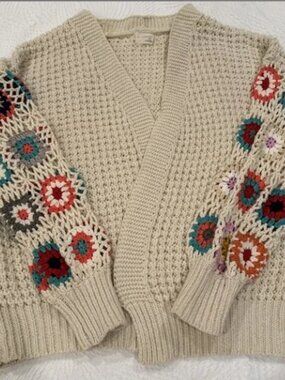 Dreamers By Debut Crochet Cardigan